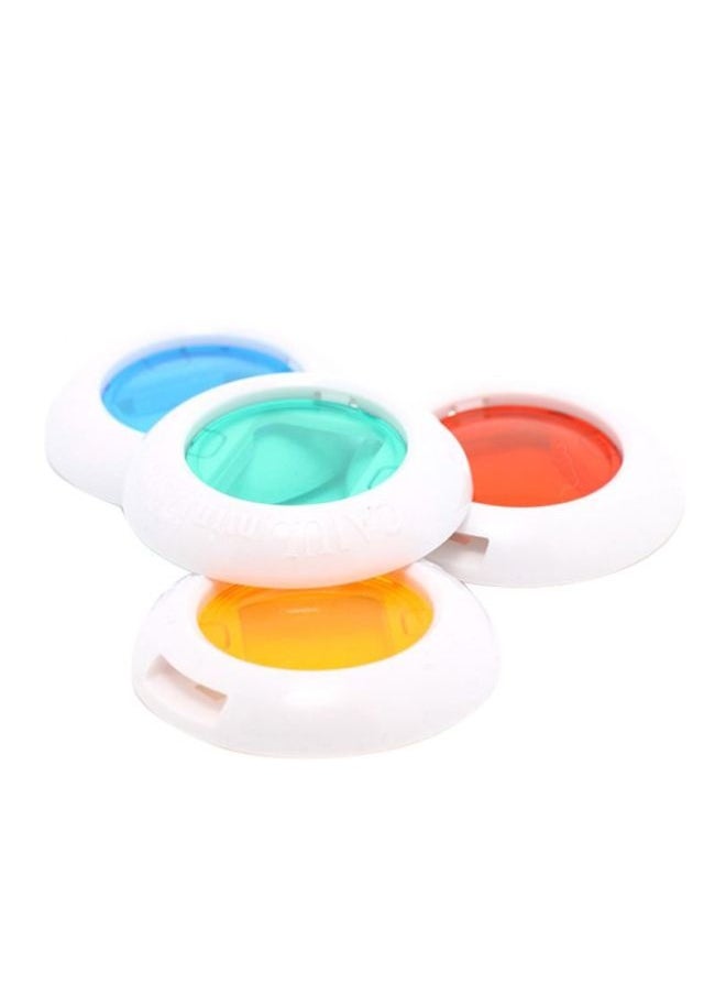 Set Of 4 Caiul Instax Mini Color Close Up Selfie Lens For Instax Mini 8, Mini 7S Red/Blue/Green