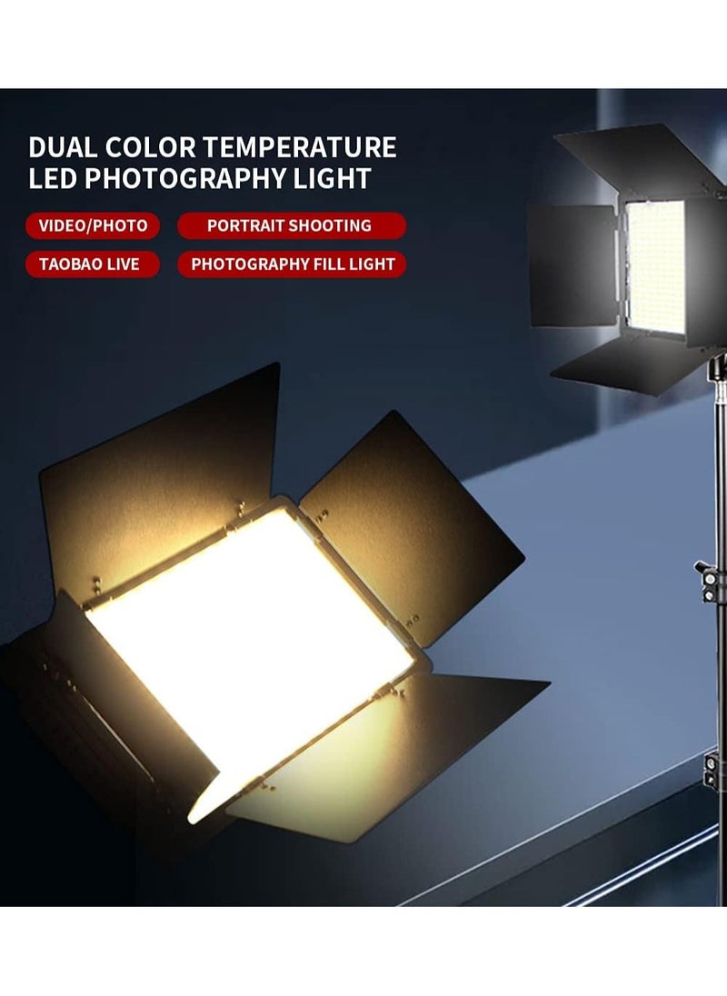 600 LED light video light kit , rechargeable and plug-powered camera video light, 3200K-5600K camera video light， rechargeable and plug-powered video conference live light (LED LIGHT)