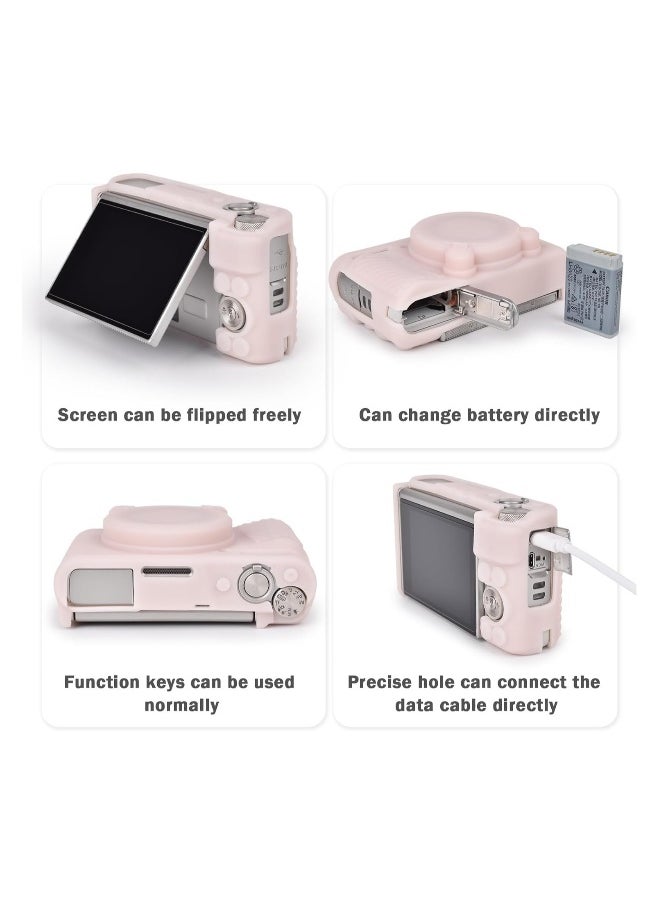 SX730 SX740 Camera Case, Canon PowerShot SX740/SX730 HS Camera Soft Silicone Case - Scratch Resistant Slim Fit Lightweight Case