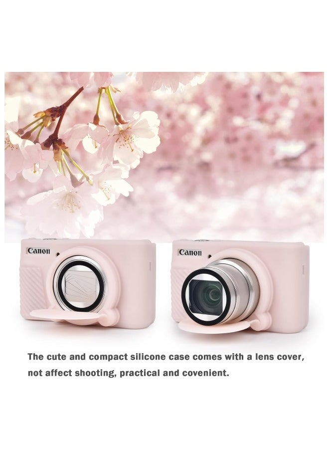 SX730 SX740 Camera Case, Canon PowerShot SX740/SX730 HS Camera Soft Silicone Case - Scratch Resistant Slim Fit Lightweight Case