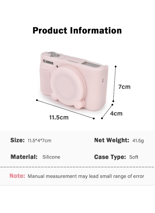 SX730 SX740 Camera Case, Canon PowerShot SX740/SX730 HS Camera Soft Silicone Case - Scratch Resistant Slim Fit Lightweight Case