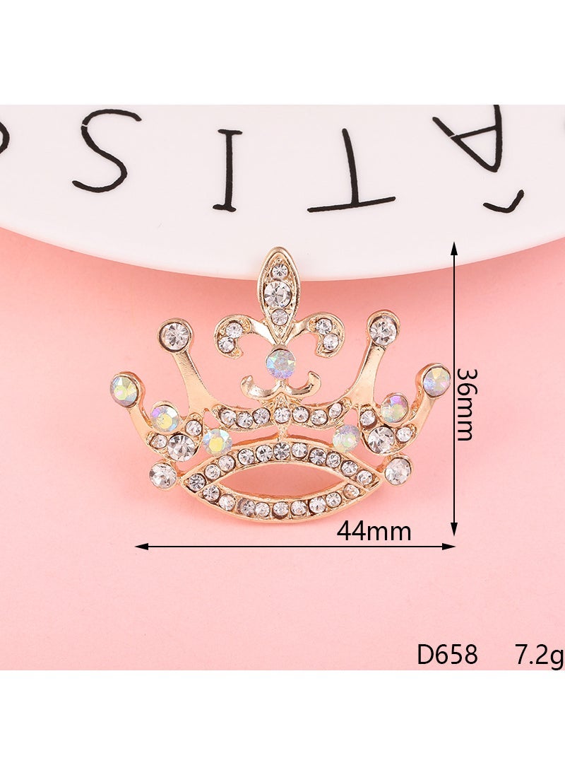 Crown Series Letter Pearl DIY Phone Case Decor Kit D658-AB Diamond Crown