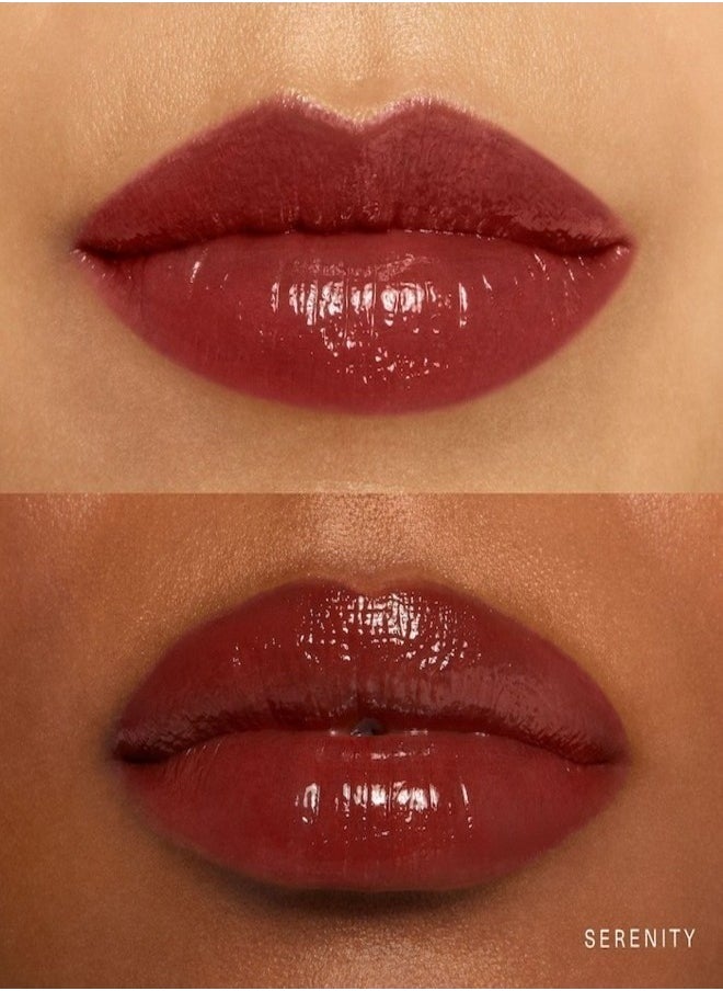Rare Beauty by Selena Gomez Soft Pinch Tinted Lip Oil Stain - Serenity (Warm Rose, 3ml) - Hydrating, Lightweight, and Long-Lasting Lip Tint with a Glossy Finish