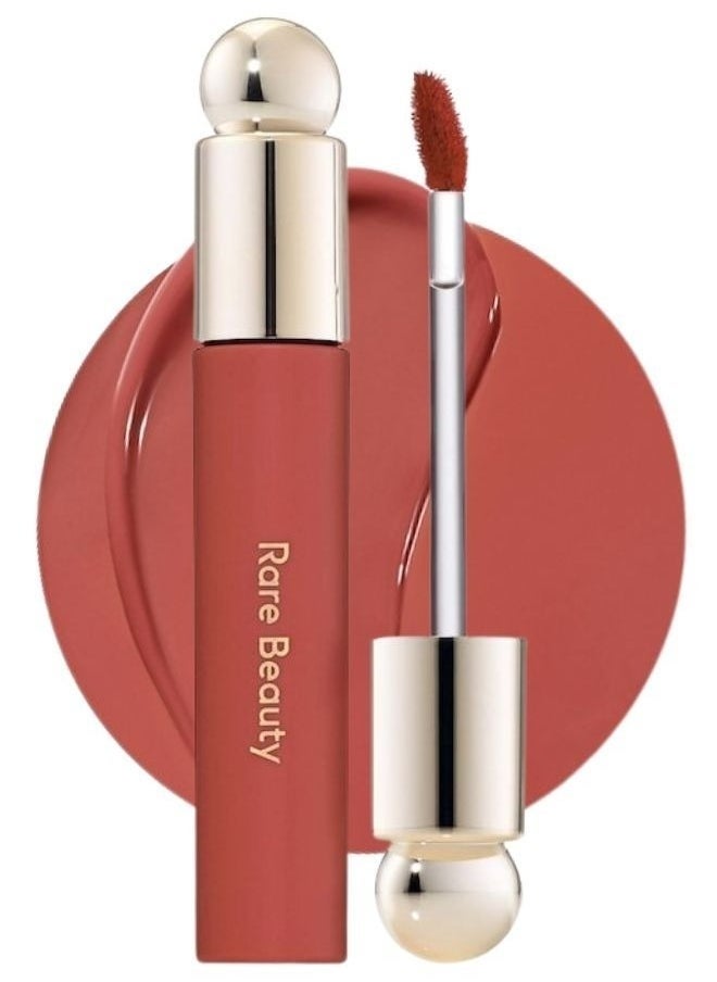 Rare Beauty by Selena Gomez Soft Pinch Tinted Lip Oil Stain - Serenity (Warm Rose, 3ml) - Hydrating, Lightweight, and Long-Lasting Lip Tint with a Glossy Finish