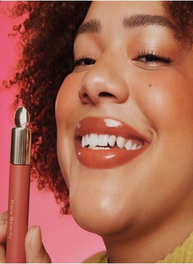 Soft Pinch Tinted Lip Oil Stain - Honesty (Nude Brown, 3ml) - Hydrating, Lightweight, and Long-Lasting Lip Tint with a Glossy Finish