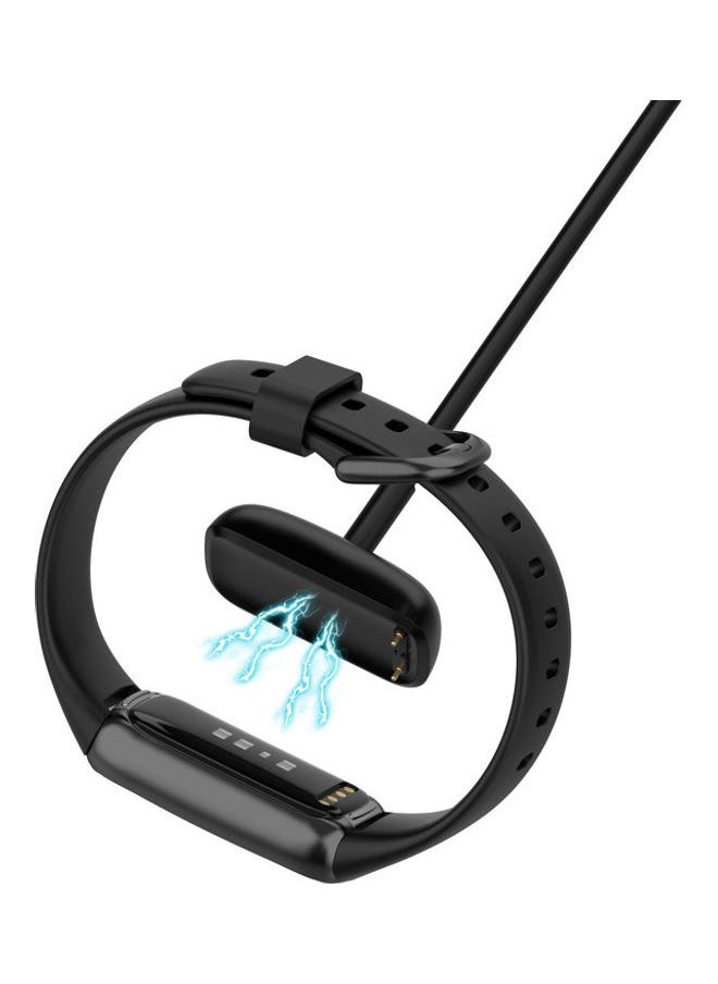 2-Pack of Charging Cable for Fitbit Luxe / Charge 5 / Charge 6 Black