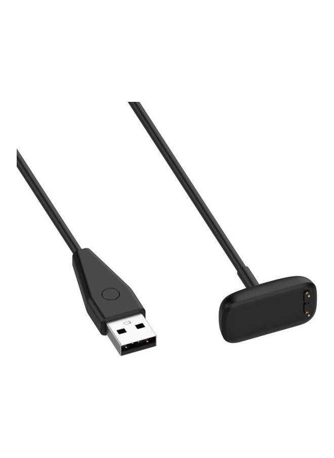 2-Pack of Charging Cable for Fitbit Luxe / Charge 5 / Charge 6 Black