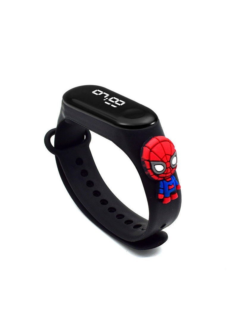 Kids Cartoon LED Watch Waterproof Touch Red Minnie