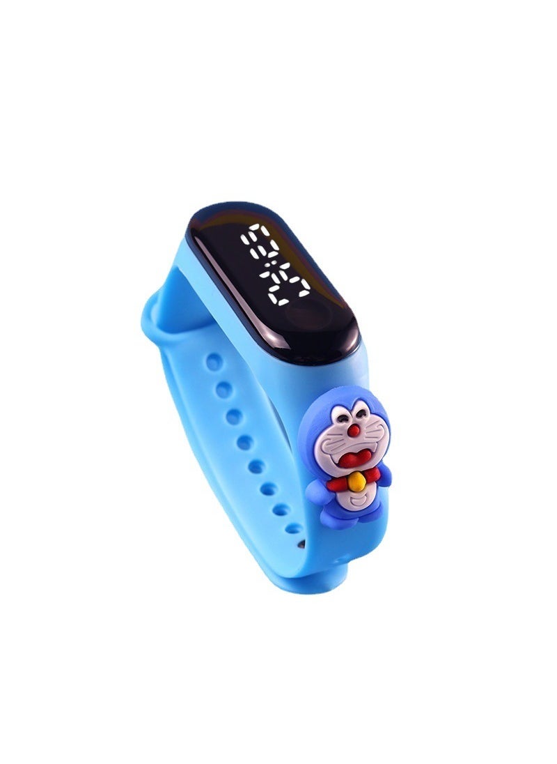 Kids Cartoon LED Watch Waterproof Touch Red Minnie