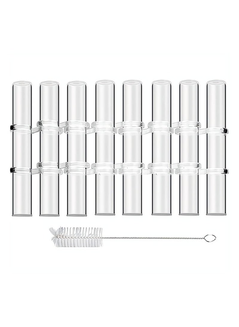 Test Tube Vase, Glass Flower Vases Hydroponic Glass Vase Desktop Plant Terrarium Planter 18x3CM