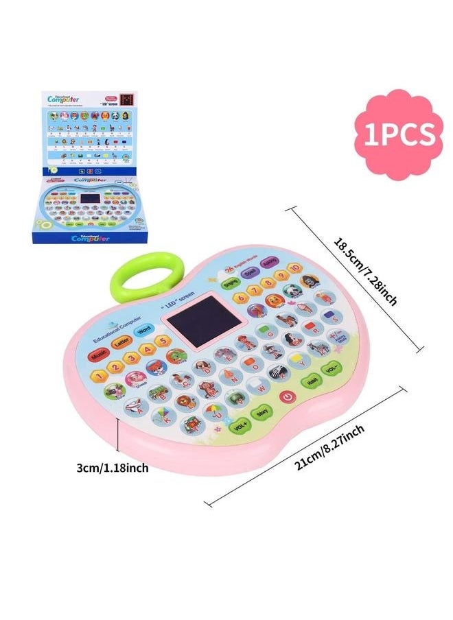 Educational Toys, Multifunctional Learning Tablet for Toddlers Kids Interactive Toy Board Boys Girls Children LCD Screen Tablets Toys Birthday Gift 1 2 3 4 Year Old