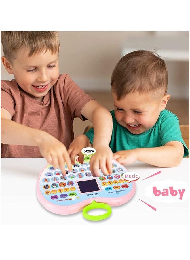 Educational Toys, Multifunctional Learning Tablet for Toddlers Kids Interactive Toy Board Boys Girls Children LCD Screen Tablets Toys Birthday Gift 1 2 3 4 Year Old