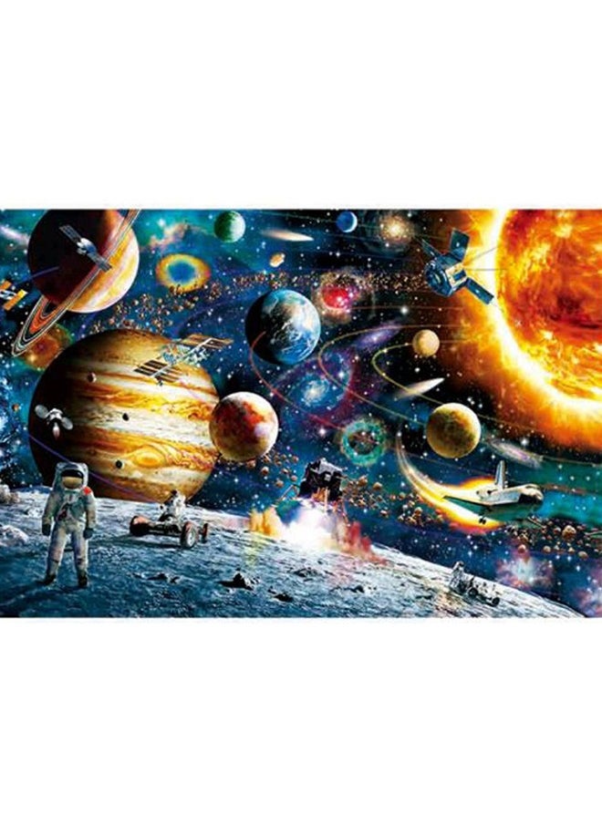 1000-Piece Space Traveler Jigsaw Stress Relief Education Development Toy Set 70x50cm