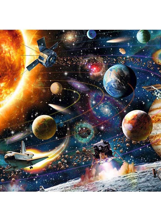 1000-Piece Space Traveler Jigsaw Stress Relief Education Development Toy Set 70x50cm