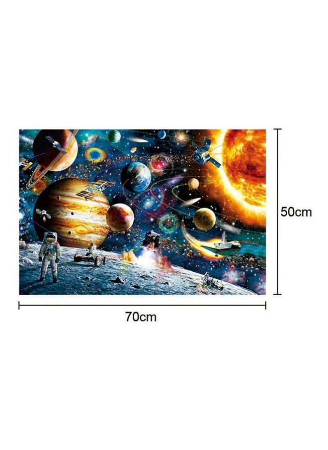 1000-Piece Space Traveler Jigsaw Stress Relief Education Development Toy Set 70x50cm