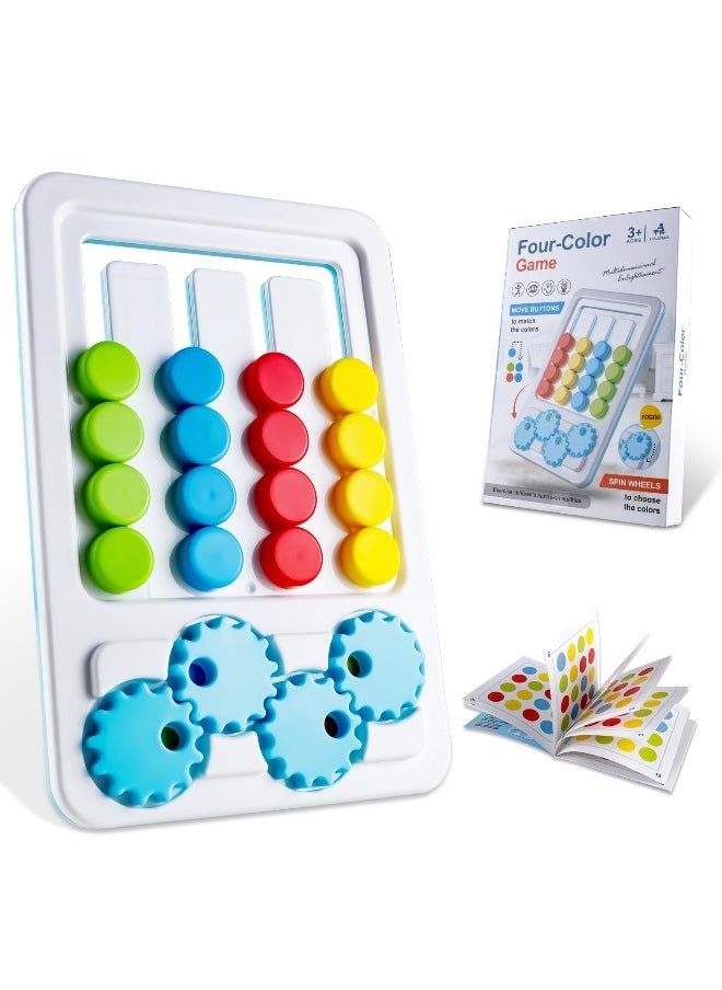 Color Matching Puzzle Toys, Montessori Learning Toys u0026 Color Sorting Early Education, STEM Toys Brain Teasers Game, Travel Learning Gift Toys for Kids Ages 3 +, Brain Teasers Logic Game