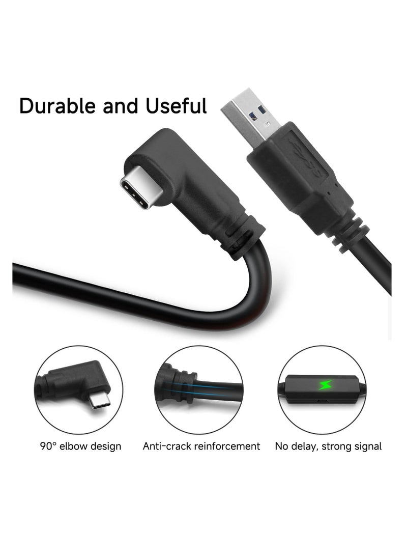 Link Cable Compatible with Meta Quest 3, Extend Playtime, 16FT USB A to USB C Charging Cable Compatible with Oculus Quest 2/ Pico VR Headset and PC Connection