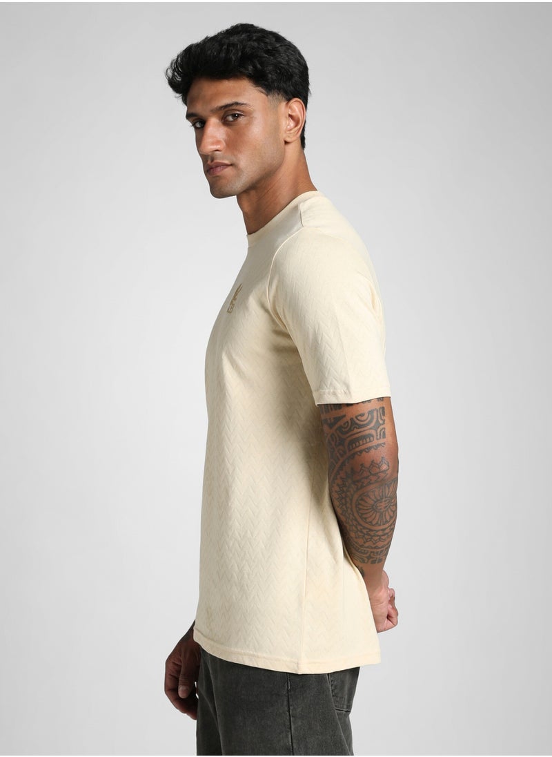 RCB Mens Beige Classic T-shirt