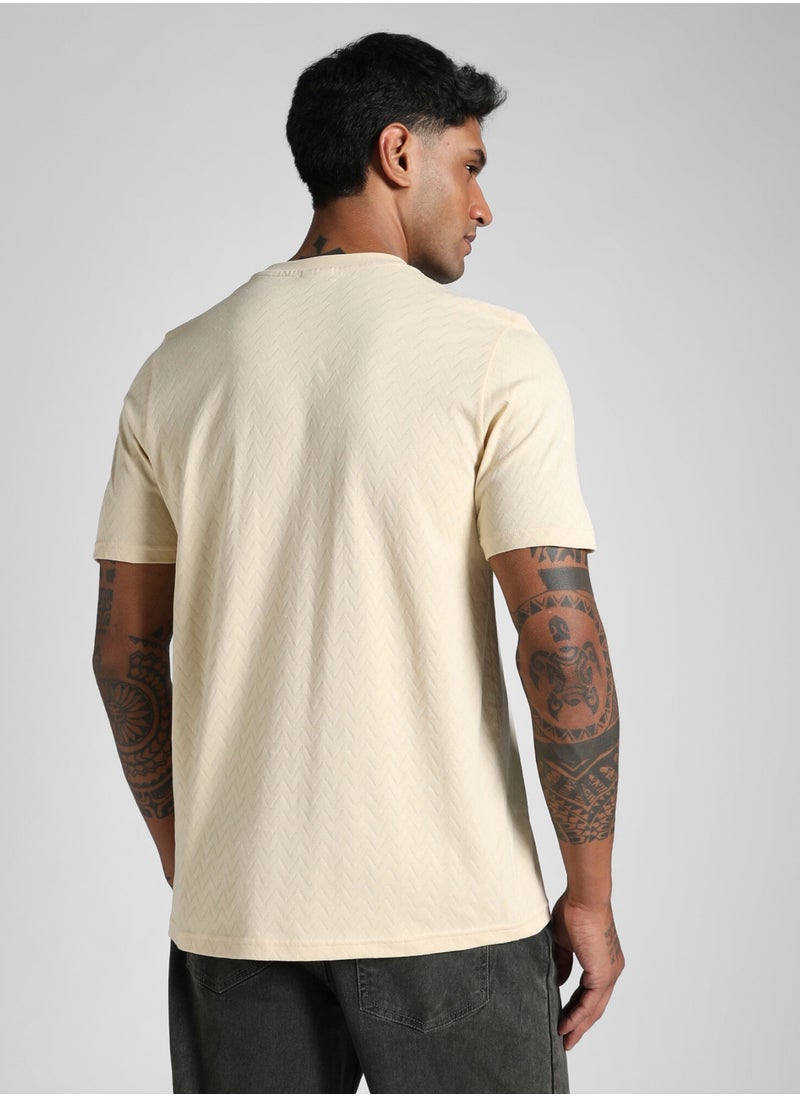 RCB Mens Beige Classic T-shirt