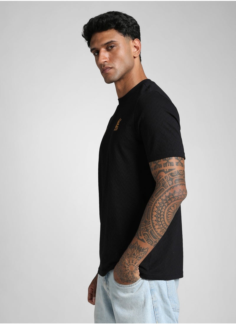 RCB Mens Black Classic T-shirt