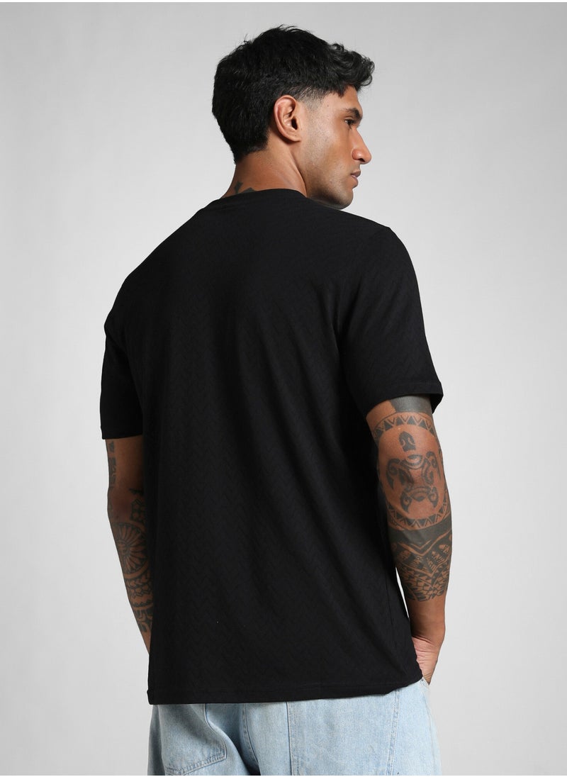 RCB Mens Black Classic T-shirt