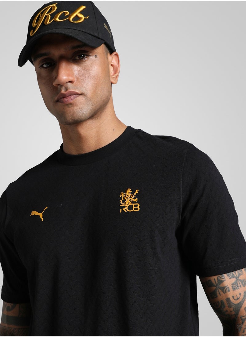 RCB Mens Black Classic T-shirt