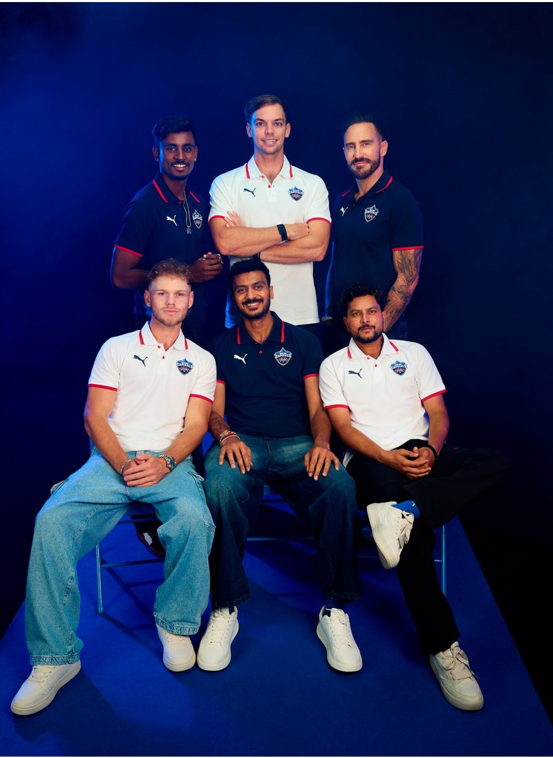 Delhi Capital Mens Blue Polo Shirt