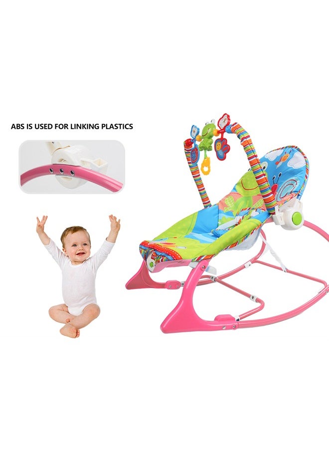 Multifunctional Rocking Chair Sitting and Lying Baby Comfort Chair With Early Education Music
