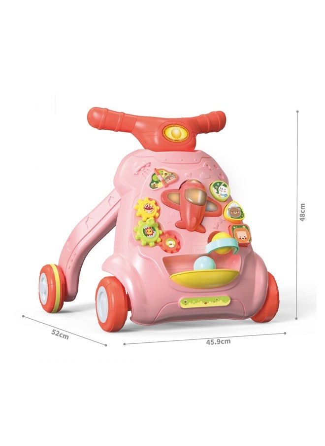 Baby Early Educational Walker With Light and Music Ride-on Car The Space Made-by-Your-Hand Walker with Airplane Toys