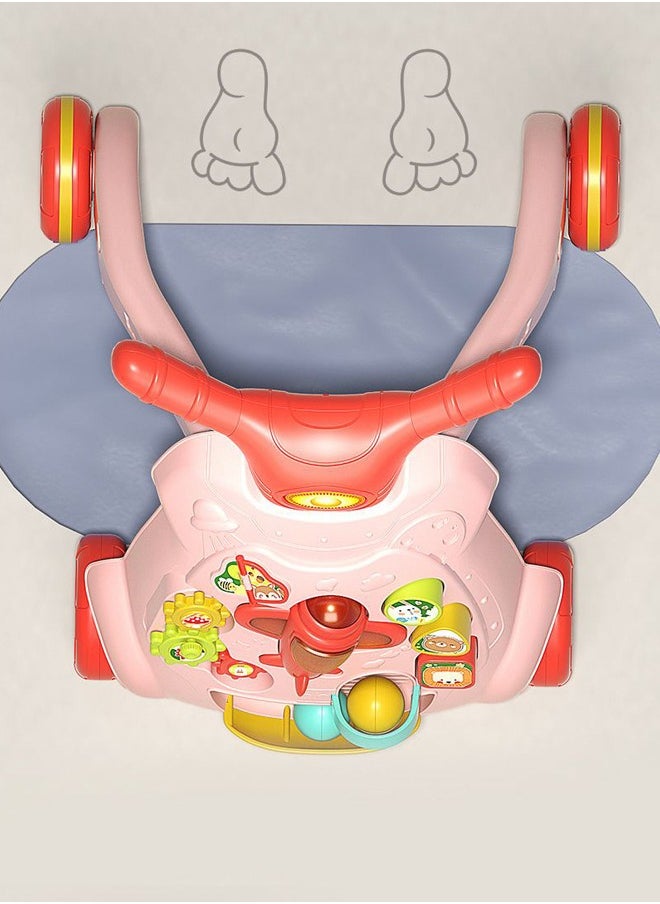 Baby Early Educational Walker With Light and Music Ride-on Car The Space Made-by-Your-Hand Walker with Airplane Toys