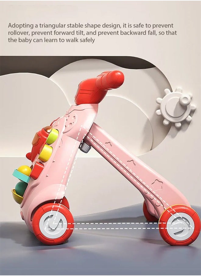 Baby Early Educational Walker With Light and Music Ride-on Car The Space Made-by-Your-Hand Walker with Airplane Toys