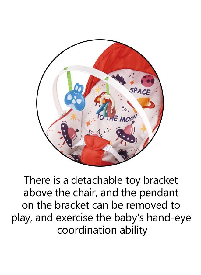 Colorful Baby Rocking Chair With Music And Hanging Toys