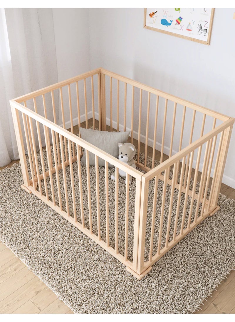 Mokee Foldable Playpen - Beech