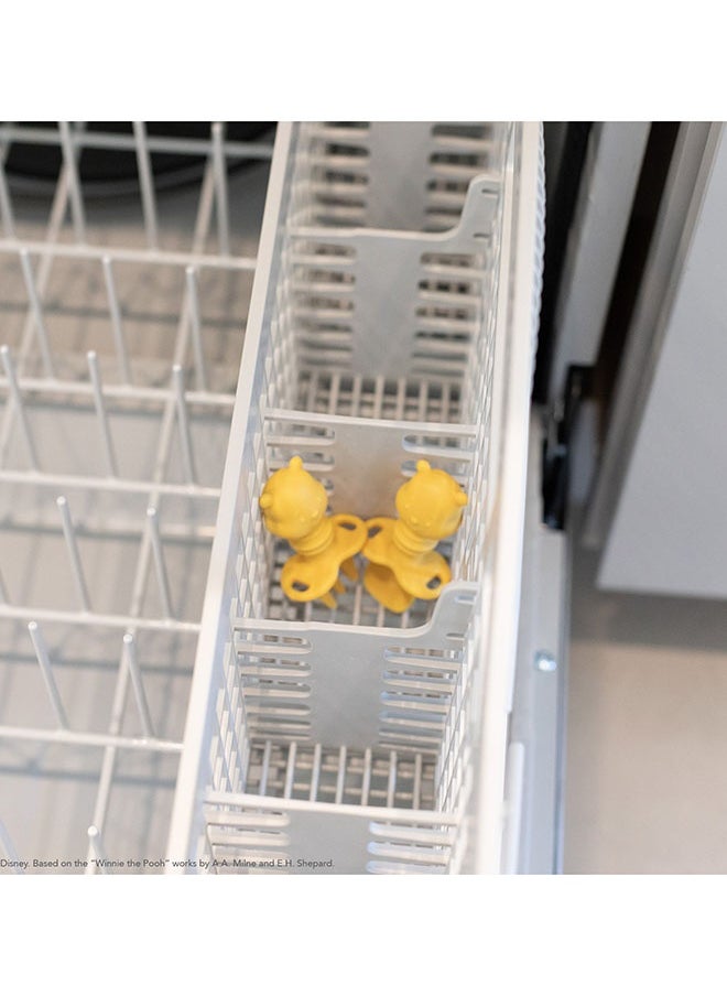 Winnie The Pooh Silicone Chewtensils, Baby Fork And Spoon Set