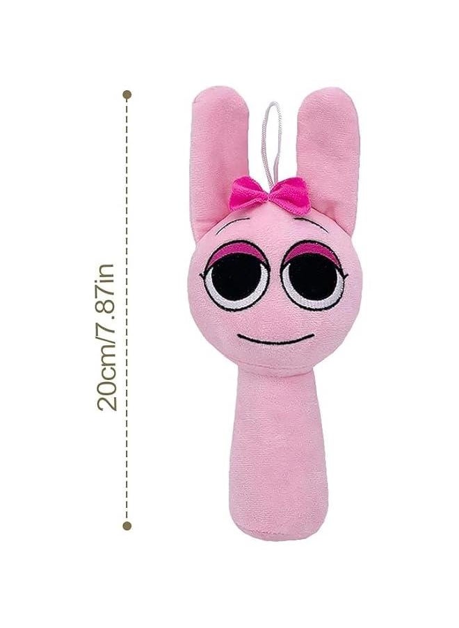 Sprunki Game Plush, Sprunki Toys Plush,Soft Stuffed Animal Pillow Doll  Birthday Gifts for Adult Kids(Pink)