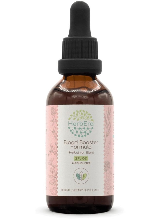 HerbEra Blood Booster Formula B60 Alcohol-Free Extract Tincture