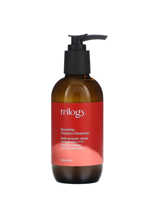 Trilogy, Rosehip Cream Cleanser, For all Skin Types, 6.76 fl oz (200 ml)