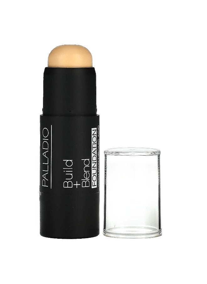 Palladio, Build + Blend Foundation Stick, Natural Beige BBFS04, 0.25 oz (7 g)