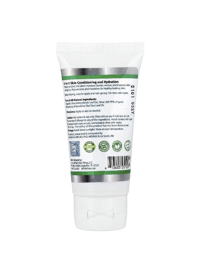 Natural Path Silver Wings, Silver, Aloe Vera Gel with Tea Tree Oil, 1.5 oz (42.5 g)