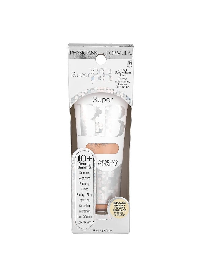 Physicians Formula, Super BB, All-in-1 Beauty Balm Cream, 6207 Light Clair, 1.2 fl oz (35 ml)