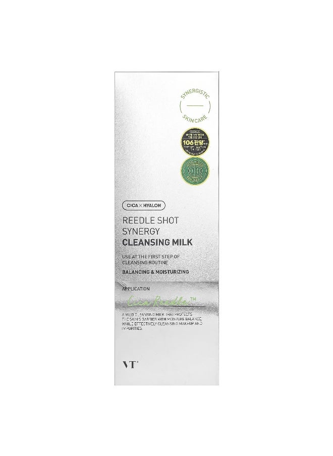 VT Cosmetics, Reedle Shot Synergy, Cleansing Milk, 6.76 fl oz (200 ml)