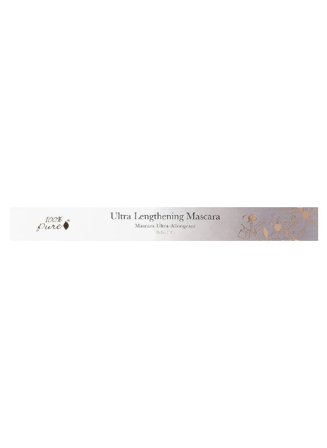 100% Pure, Ultra Lengthening Mascara, Dark Chocolate Brown, 0.35 fl oz (10 g)