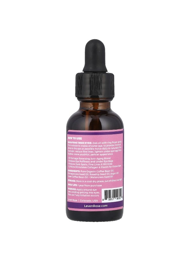 Leven Rose, Coffee Eye Lift Serum, 1 fl oz (30 ml)