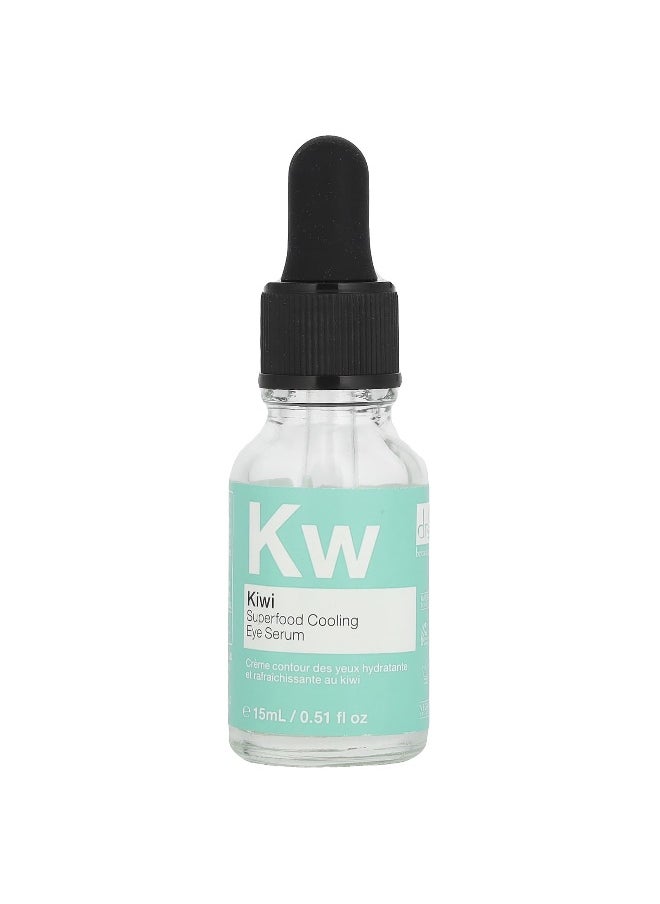 Dr. Botanicals, Superfood Cooling Eye Serum, Kiwi , 0.51 fl oz (15 ml)