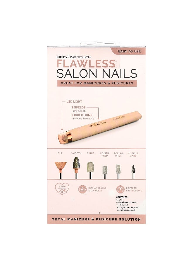 Flawless, Finishing Touch, Salon Nails , 8 Piece Kit