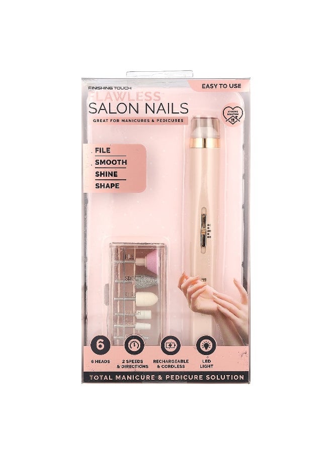 Flawless, Finishing Touch, Salon Nails , 8 Piece Kit