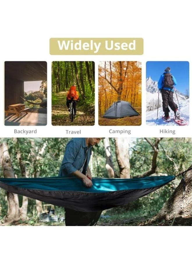 Hammock Underquilt,  Under Quilts for Hammocks Single & Double Hideout Hammock Portable Full Length Lightweight for Outdoor 4 Season Camping Hiking Travel Beach Winter Adventures Backyard