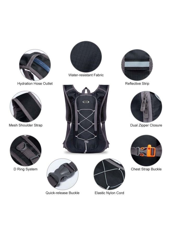 Breathable Hydration Backpack With Water Bladder 50.0x30.0x1.5cm