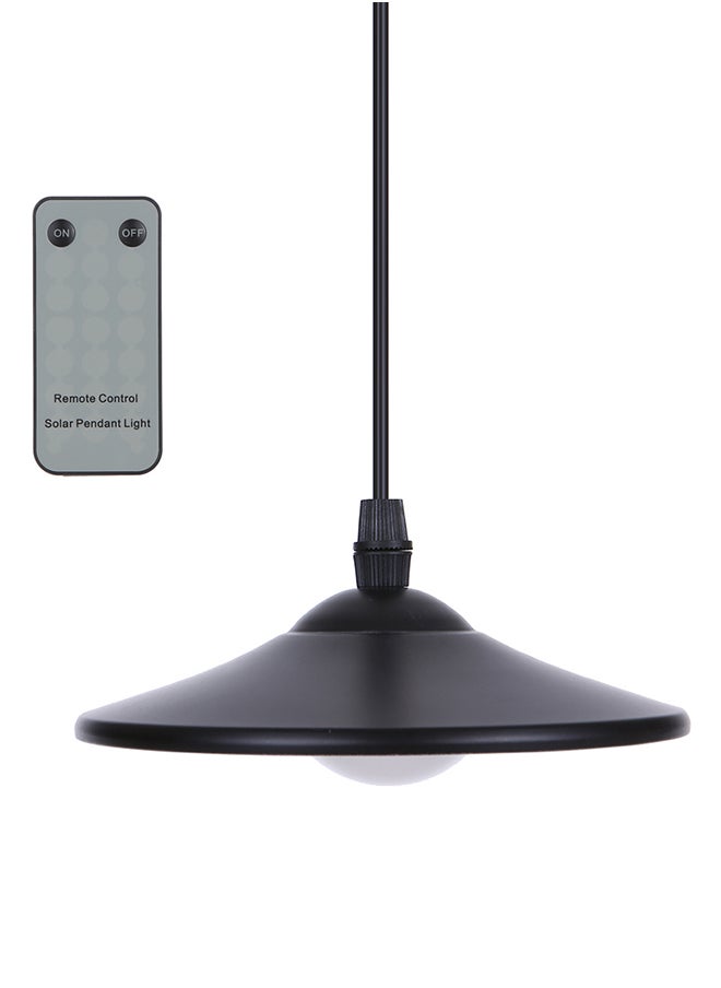 3W Outdoor Hanging Solar Powered 4 LED Shed Light Black 17.5 X 17.4 X 13.5centimeter