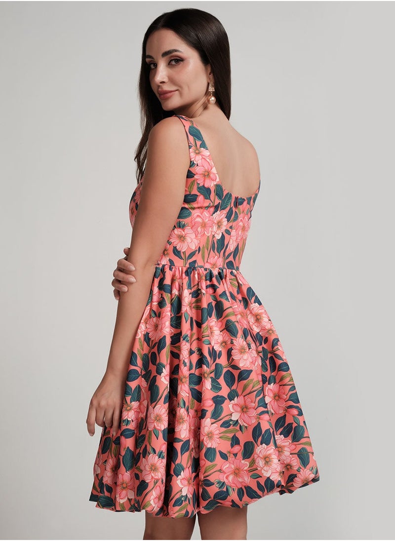 Floral Print Dress